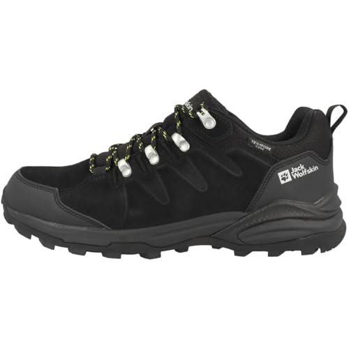 Jack Wolfskin Herren Refugio Texapore Low M Walking-Schuhe, Phantom / Burly Yellow Xt, 39.5 EU von Jack Wolfskin