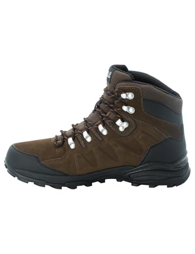 Jack Wolfskin Herren Refugio Texapore Mid M Walking Schuh, Brown Phantom, 42.5 EU von Jack Wolfskin