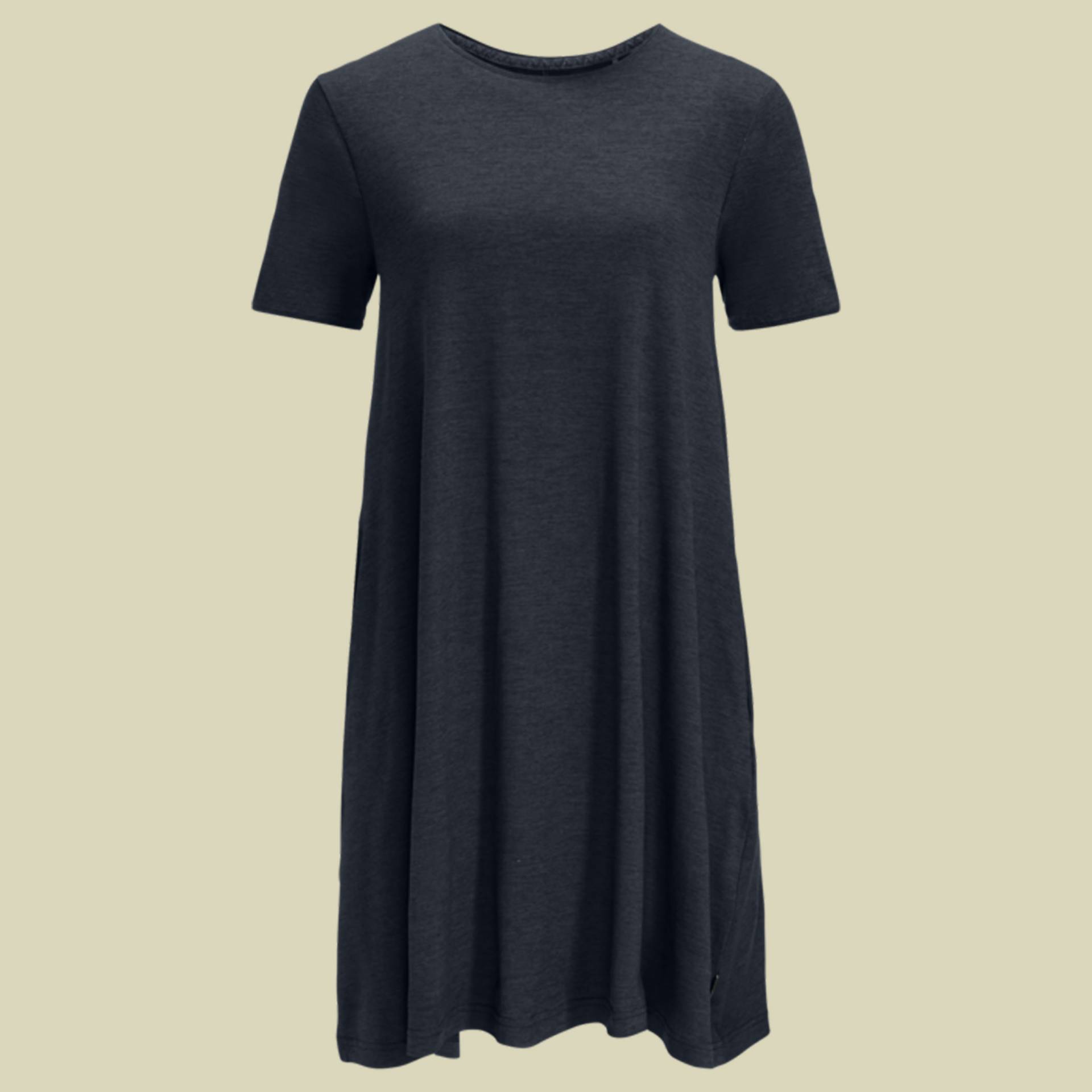 Travel Dress Women blau L - dark navy heather von Jack Wolfskin