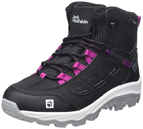 Jack Wolfskin Unisex Kinder Vojo Texapore Mid K, Phantom / Pink, 35 EU von Jack Wolfskin