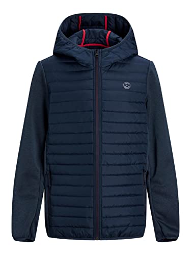 JACK & JONES Jungen Jjemulti Quilted Jacket Jr Jacke, Navy Blazer, 152 EU von JACK & JONES