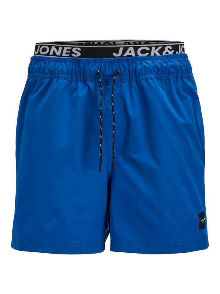 Jack & Jones Junior Badeshorts JPSTMAUI JJSWIM DB WB AKM SN JNR von Jack & Jones Junior