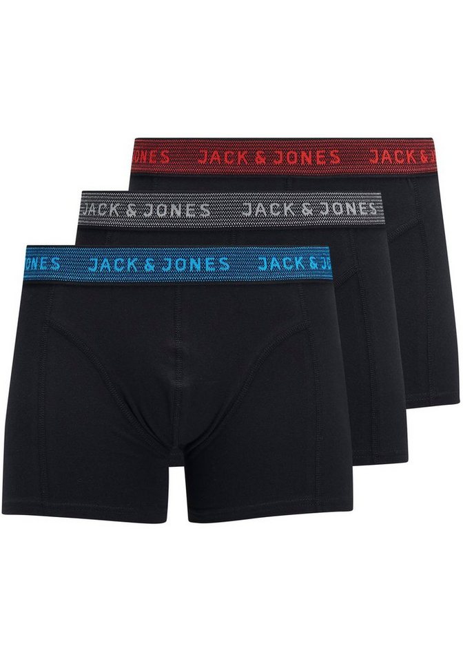 Jack & Jones Junior Boxershorts JACWAISTBAND TRUNKS 3 PAC (Packung, 3-St) von Jack & Jones Junior