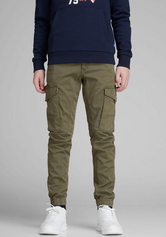 Jack & Jones Junior Cargohose JPSTPAUL JJFLAKE AKM 542 OLIVE NOOS JNR von Jack & Jones Junior