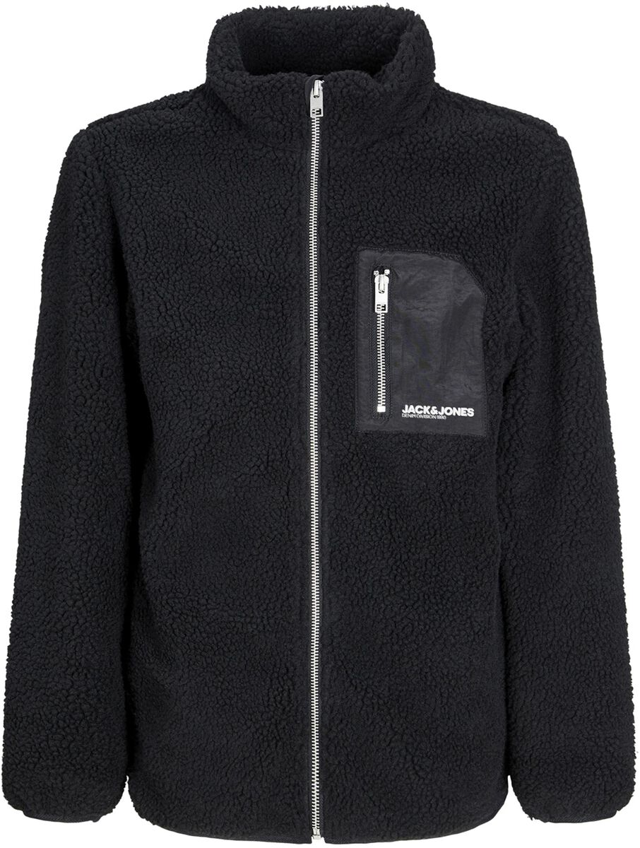 Jack & Jones Junior JJEBradley Teddy Jacket JNR Jacke schwarz in 152 von Jack & Jones Junior