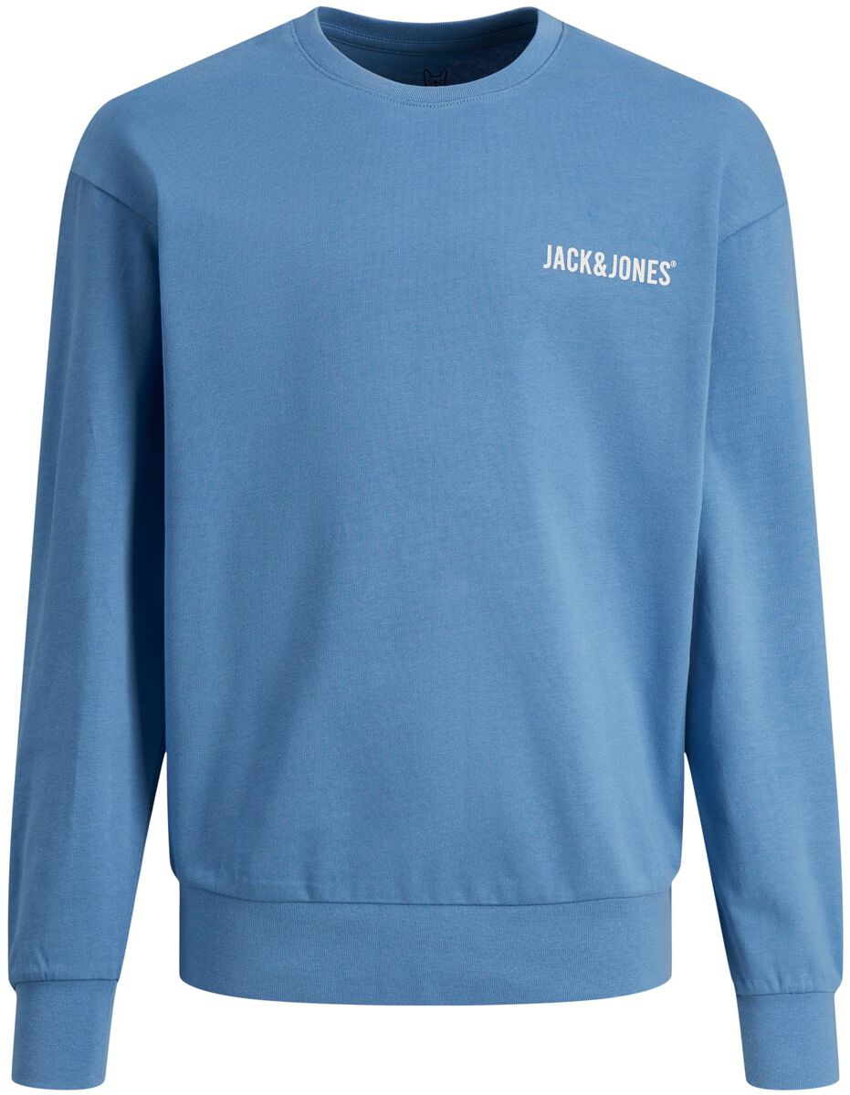 Jack & Jones Junior JJGrow Sweat Crew Neck JNR Sweatshirt hellblau in 152 von Jack & Jones Junior