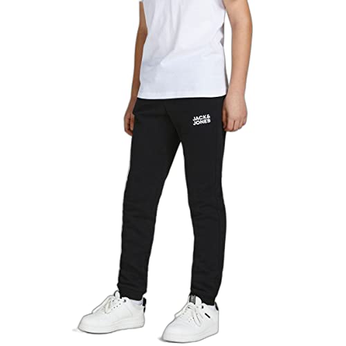 JACK & JONES JUNIOR Herren Jpstgordon Jjnewsoft Sweat Pant Noos Jnr Jogginghose, Schwarz, 140 EU von JACK & JONES