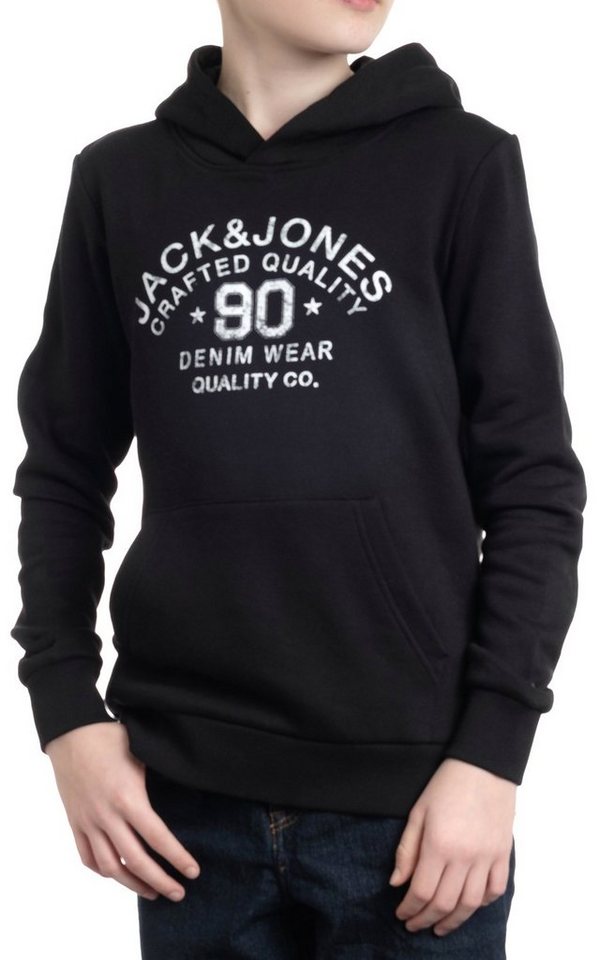 Jack & Jones Junior Kapuzenpullover Basic Pullover, mit Printdruck von Jack & Jones Junior