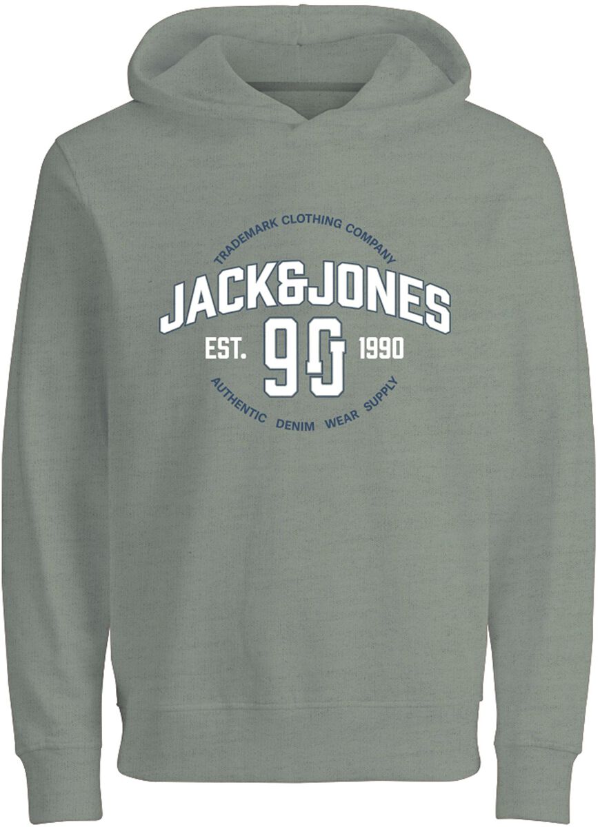 Jack & Jones Junior Kapuzenpullover für Kinder - JJMinds Sweat Hood JNR - für Jungen - grün von Jack & Jones Junior