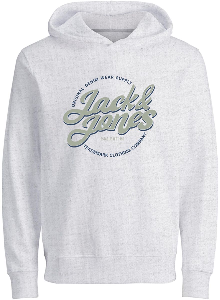 Jack & Jones Junior Kapuzenpullover für Kinder - JJMinds Sweat Hood JNR - für Jungen - weiß von Jack & Jones Junior