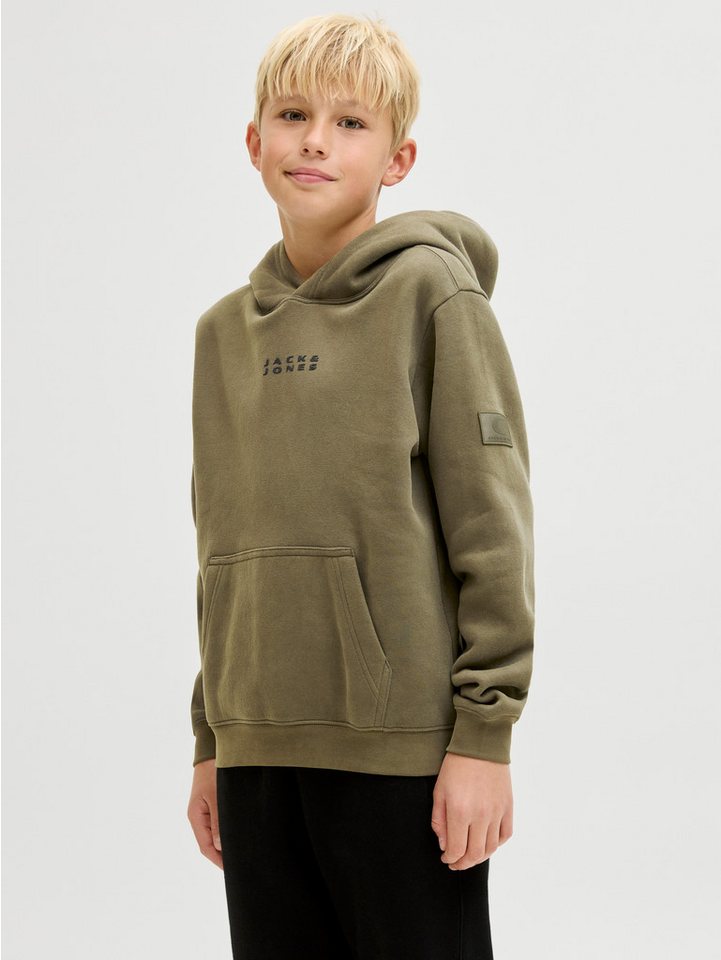 Jack & Jones Junior Kapuzensweatshirt JCOPOINT SWEAT BADGE HOOD JNR von Jack & Jones Junior