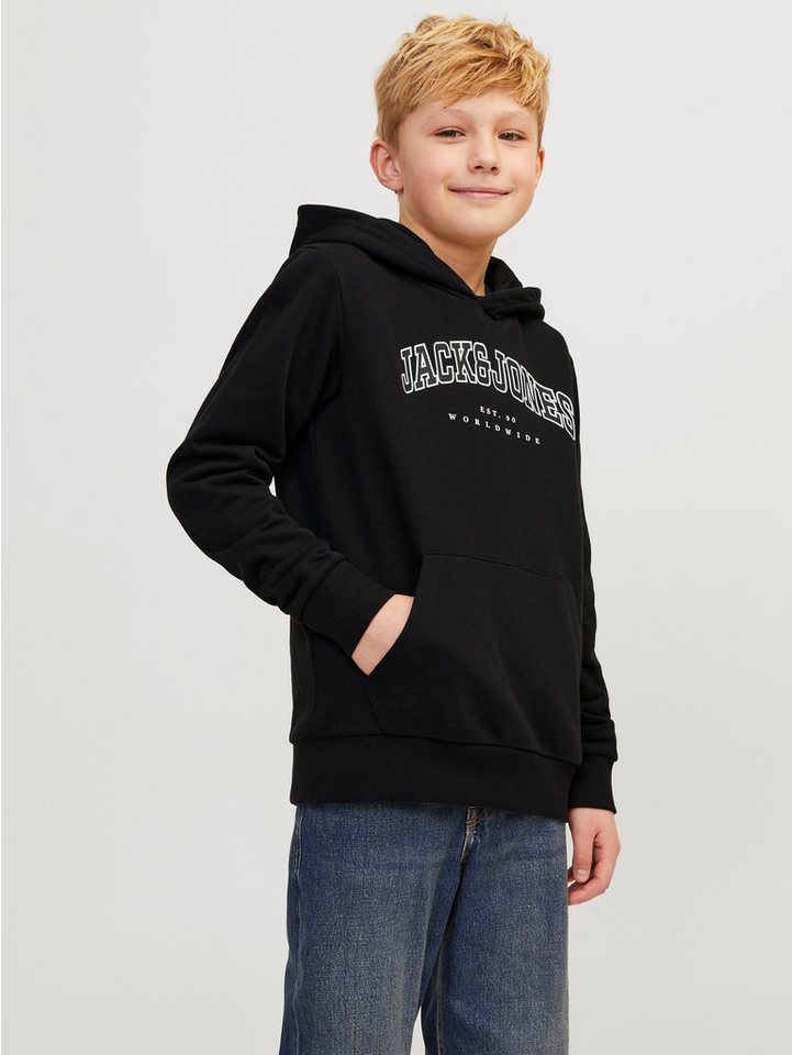 Jack & Jones Junior Kapuzensweatshirt JJECALEB VARSITY SWEAT HOOD NOOS JNR von Jack & Jones Junior