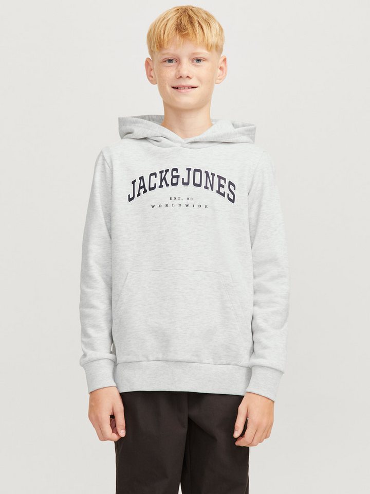 Jack & Jones Junior Kapuzensweatshirt JJECALEB VARSITY SWEAT HOOD NOOS JNR von Jack & Jones Junior