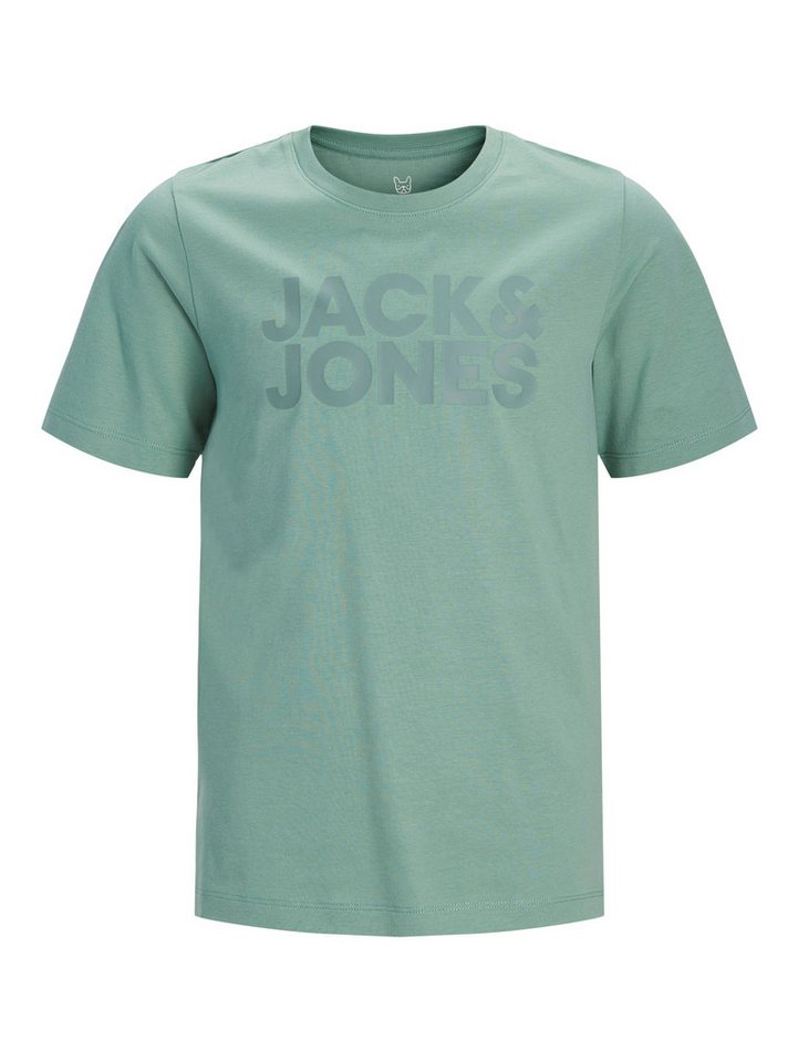 Jack & Jones Junior Rundhalsshirt JJECORP stylisch, atmungsaktiv, pflegeleicht bedruckt, casual, regular fit, Jersey, Rundhals von Jack & Jones Junior