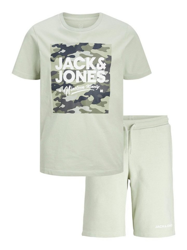 Jack & Jones Junior Shirt & Shorts JJPETE CAMO SET PACK JNR (Set, 2-tlg., 2) von Jack & Jones Junior