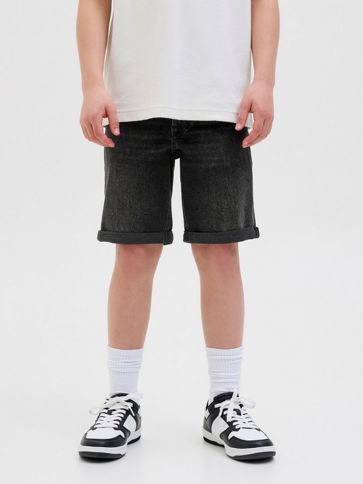 Jack & Jones Junior Shorts JJIRICK bequem mit mittlerer Taille für Jungen unifarben, modisch, regular fit, Web von Jack & Jones Junior