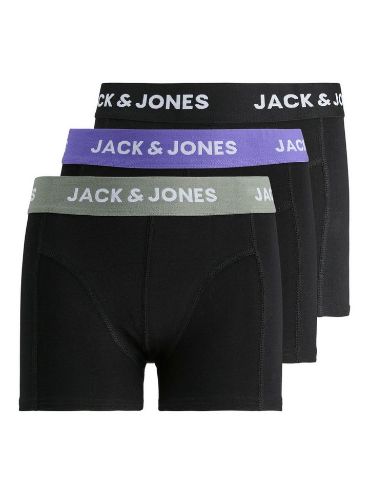 Jack & Jones Junior Slip JACAXEL SOLID TRUNKS 3 PACK JNR SN von Jack & Jones Junior
