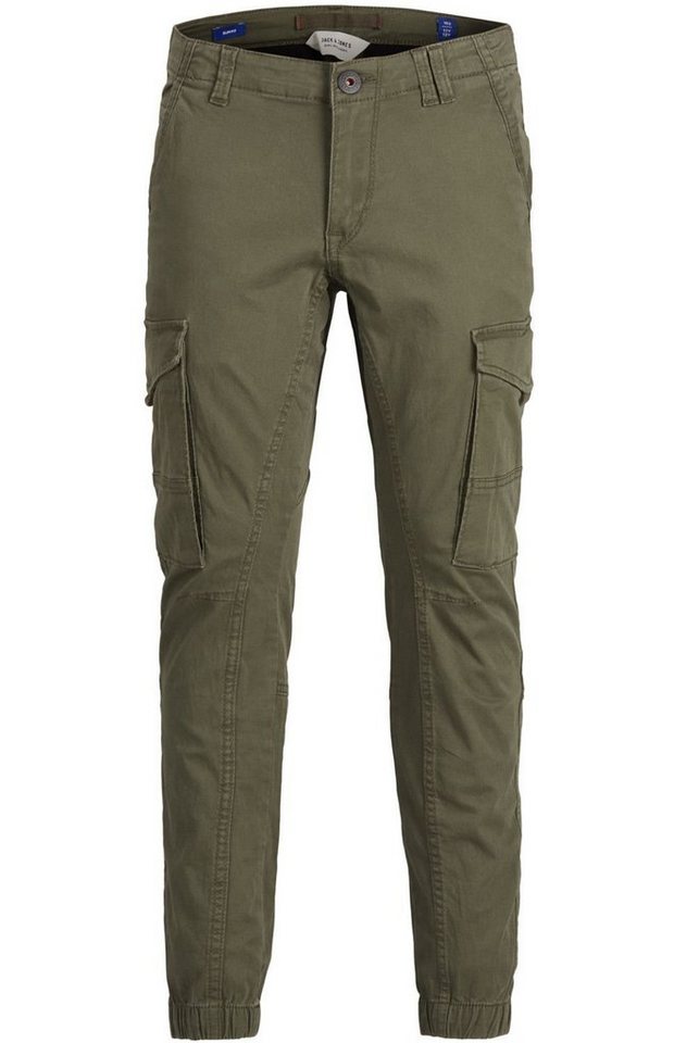 Jack & Jones Junior Stoffhose JPSTPAUL JJFLAKE AKM 542 OLIVE JNR von Jack & Jones Junior