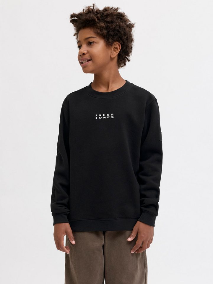 Jack & Jones Junior Sweatshirt JCOPOINT SWEAT BADGE CREW NECK BF JNR von Jack & Jones Junior