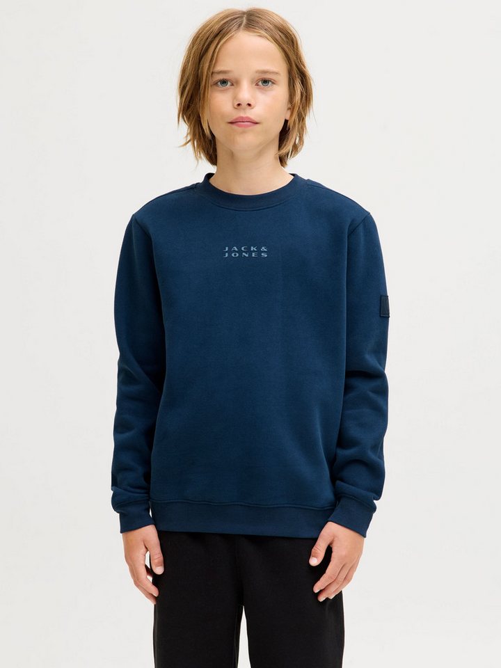 Jack & Jones Junior Sweatshirt JCOPOINT SWEAT BADGE CREW NECK BF JNR von Jack & Jones Junior