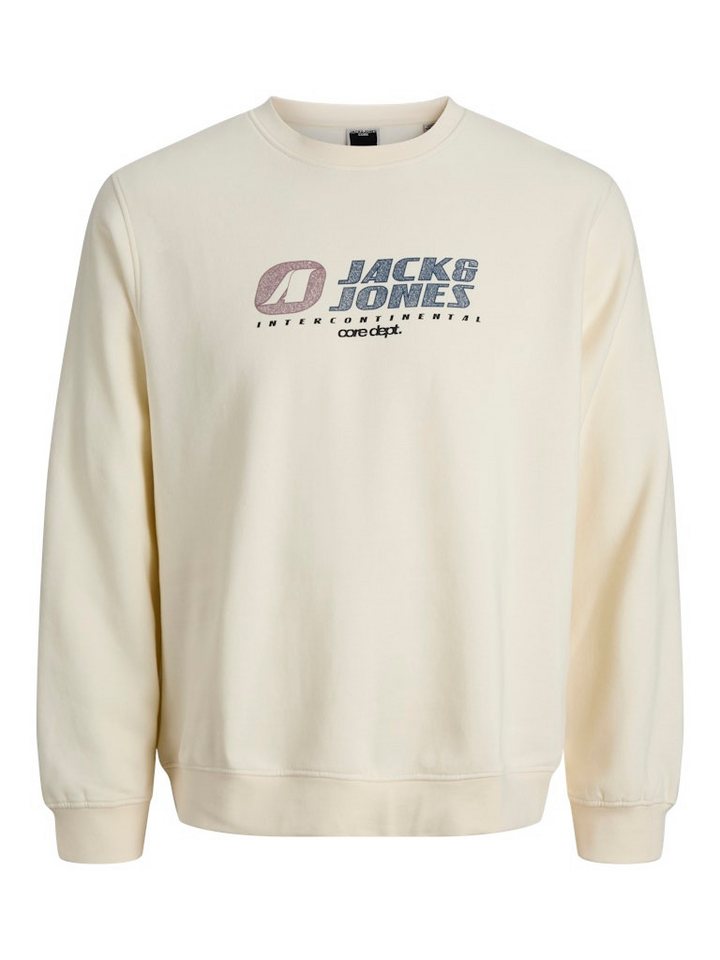 Jack & Jones Junior Sweatshirt JCOTIER PRINT SWEAT CREW NECK SN JNR (1-tlg) edel von Jack & Jones Junior