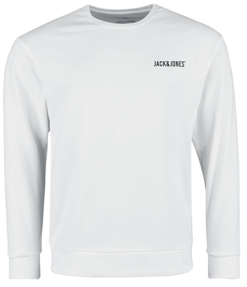 Jack & Jones Junior Sweatshirt - JJGrow Sweat Crew Neck JNR - 140 bis 176 - für Jungen - Größe 164 - weiß von Jack & Jones Junior