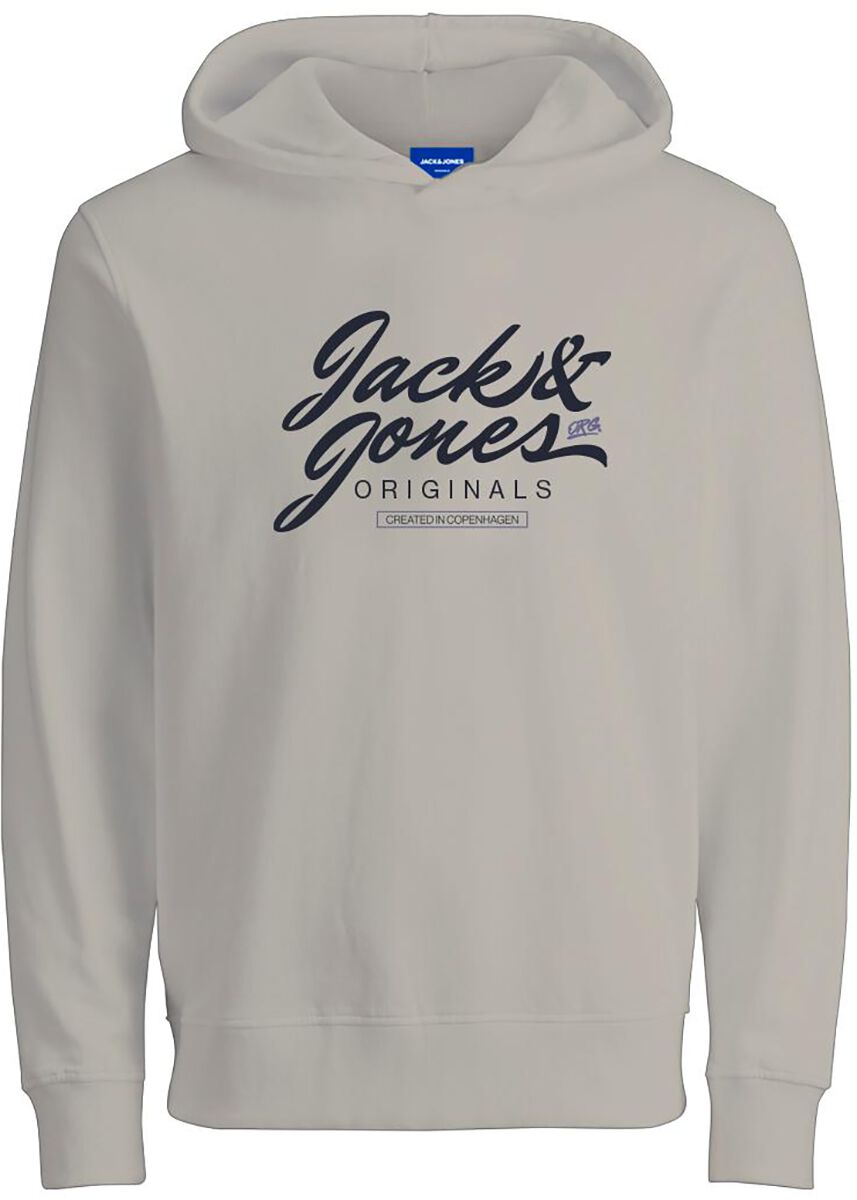 Jack & Jones Junior Symbol Hood Kapuzenpullover beige in 152 von Jack & Jones Junior