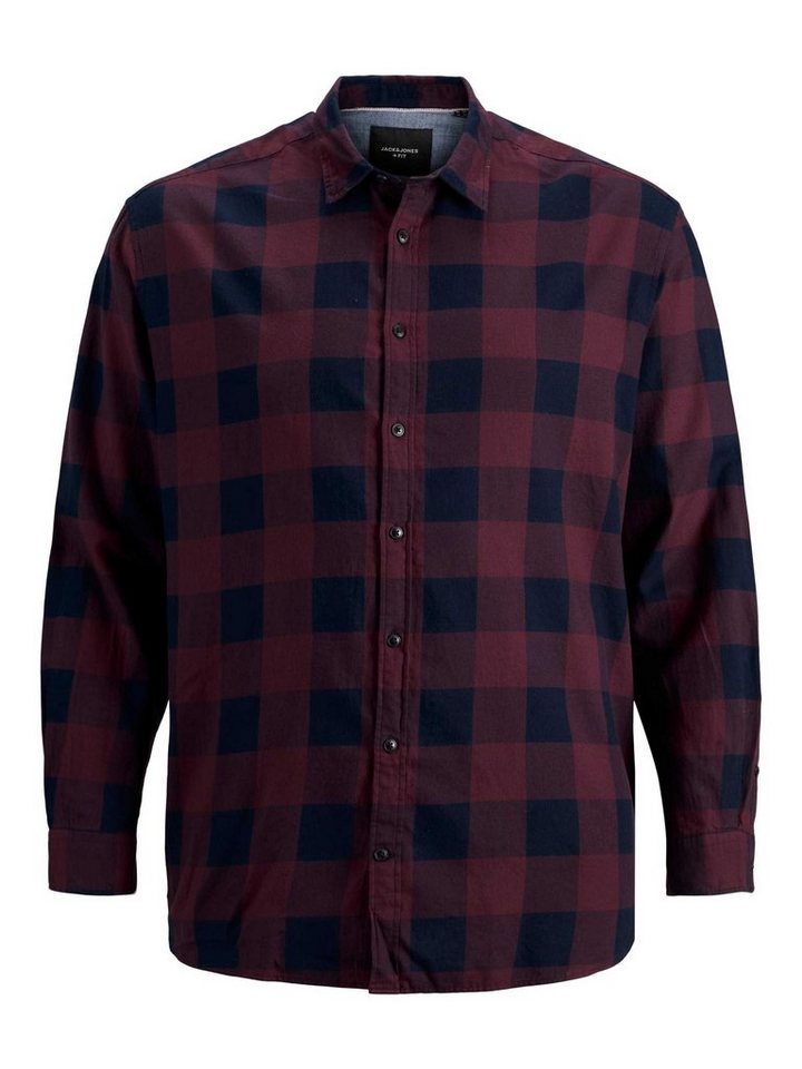 Jack & Jones Plus Langarmhemd Gingham (1-tlg) von Jack & Jones Plus