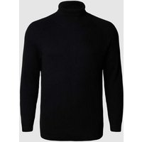 Jack & Jones Plus PLUS SIZE Strickpullover mit Rollkragen Modell 'PANNEL' in Black, Größe XXL von Jack & Jones Plus