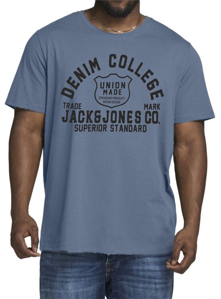 Jack & Jones Plus Print-Shirt Big Size Übergrößen T-Shirt von Jack & Jones Plus