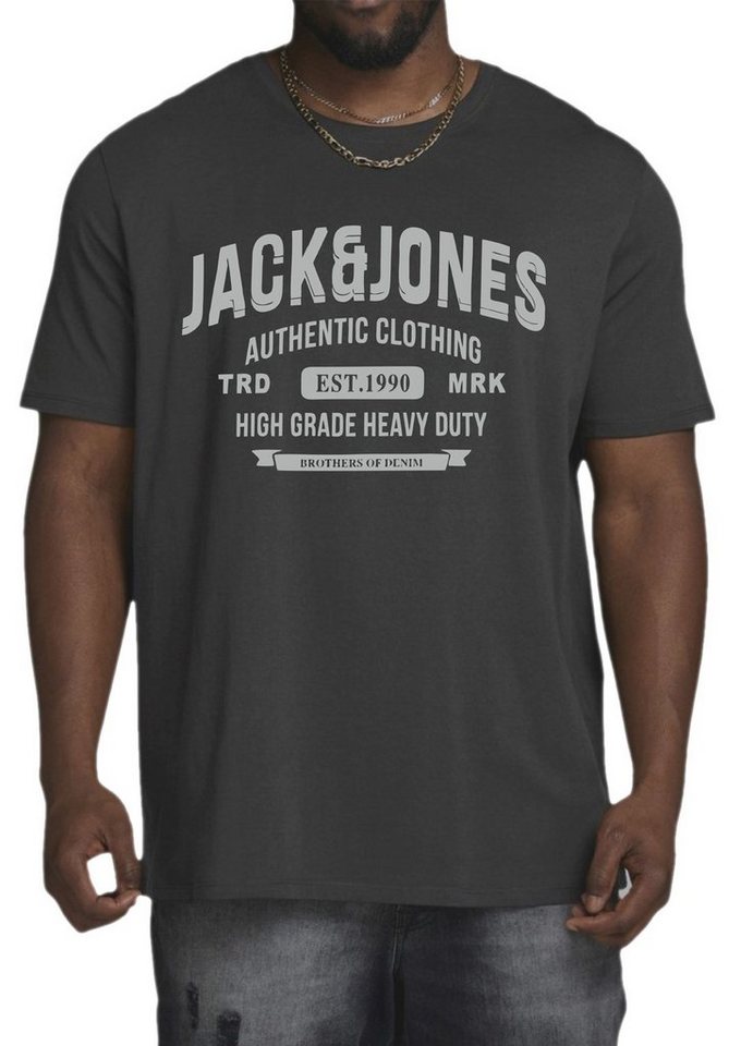 Jack & Jones Plus Print-Shirt Big Size Übergrößen T-Shirt von Jack & Jones Plus