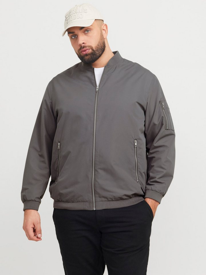 Jack & Jones PlusSize Bomberjacke JJERUSH BOMBER NOOS PLS mit Reißverschlusstaschen von Jack & Jones PlusSize
