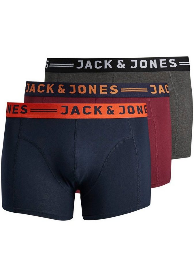 Jack & Jones PlusSize Boxershorts JACLICHFIELD TRUNKS NOOS 3 PACK PLS (Packung, 3-St) von Jack & Jones PlusSize