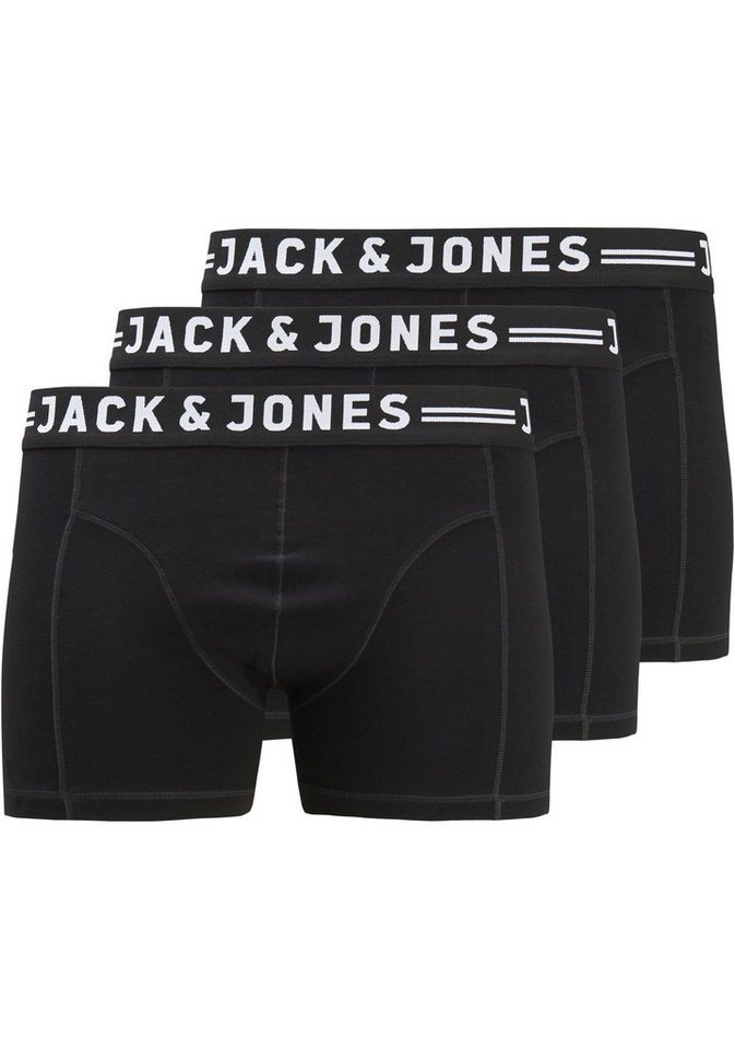 Jack & Jones PlusSize Boxershorts JACSENSE TRUNKS 3-PACK NOOS PLS (Packung, 3-St., 3er-Pack) von Jack & Jones PlusSize