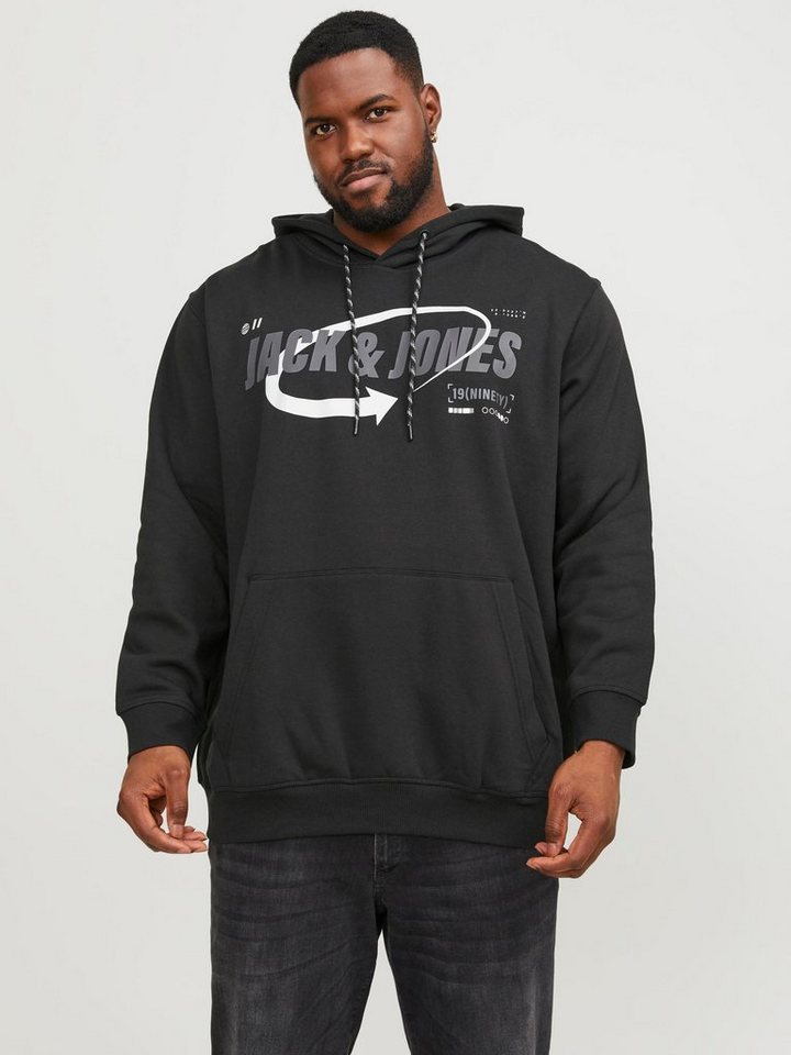 Jack & Jones PlusSize Hoodie JCOBLACK SWEAT HOOD CH PLS von Jack & Jones PlusSize