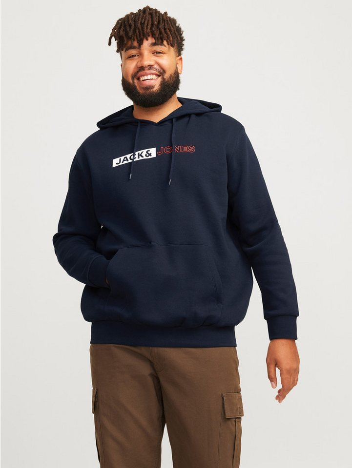 Jack & Jones PlusSize Hoodie JJECORP LOGO SWEAT HOOD PLAY NOOS PLS von Jack & Jones PlusSize