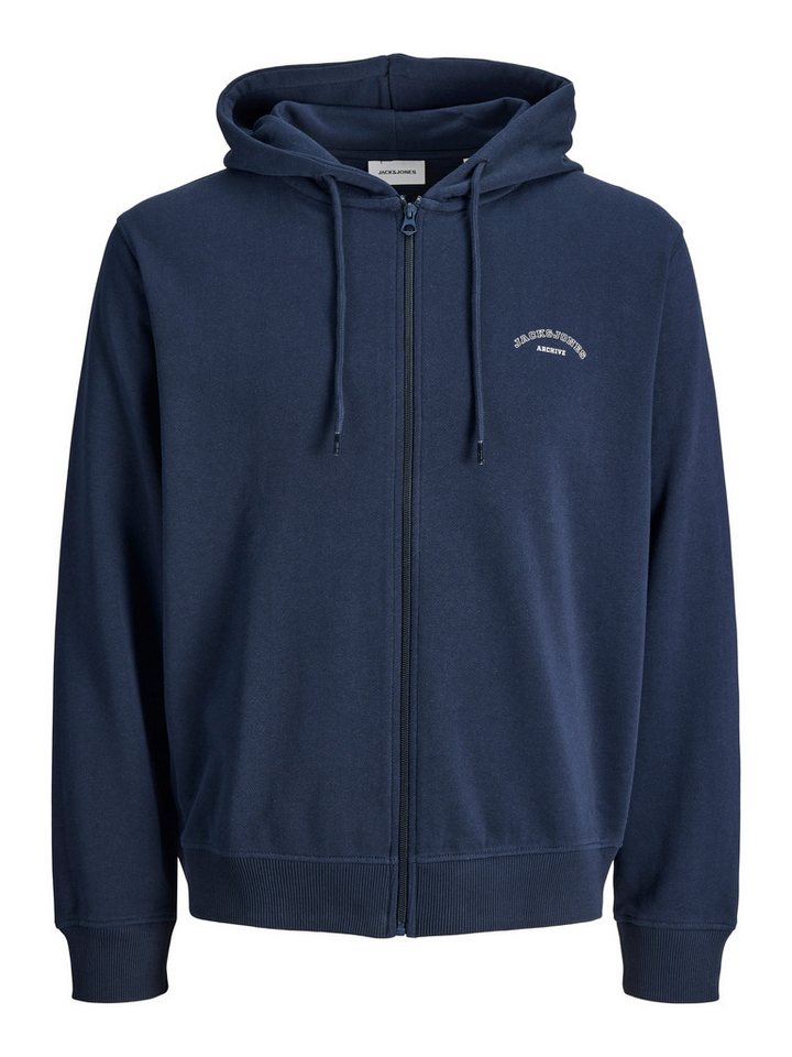 Jack & Jones PlusSize Kapuzensweatjacke JJCOLLEGE LOGO SWEAT ZIP HOOD PLS von Jack & Jones PlusSize