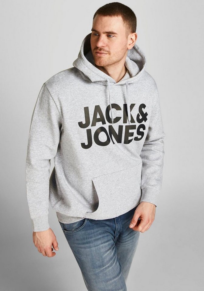 Jack & Jones PlusSize Kapuzensweatshirt CORP LOGO SWEAT HOOD Bis Größe 6XL von Jack & Jones PlusSize