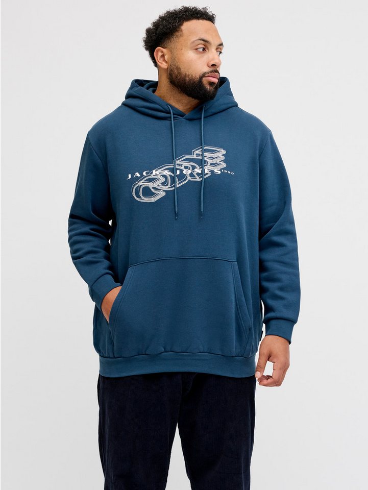Jack & Jones PlusSize Kapuzensweatshirt JCOFUSION BRANDING SWEAT HOOD PLS von Jack & Jones PlusSize