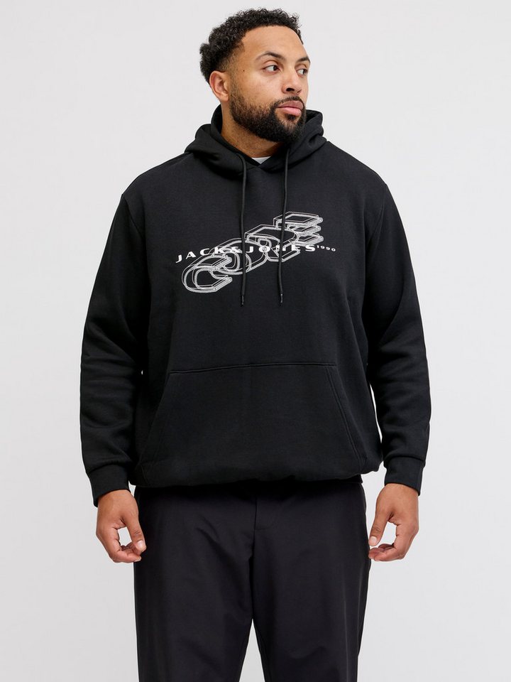 Jack & Jones PlusSize Kapuzensweatshirt JCOFUSION BRANDING SWEAT HOOD PLS von Jack & Jones PlusSize