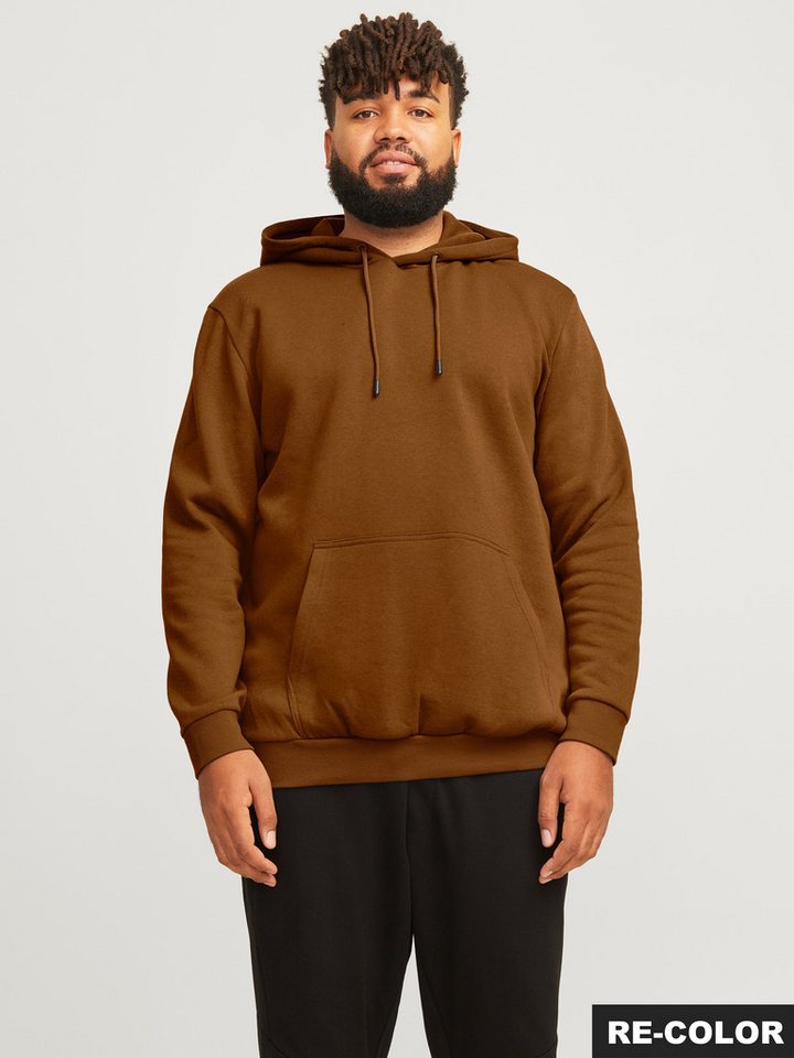 Jack & Jones PlusSize Kapuzensweatshirt JJEBRADLEY SWEAT HOOD NOOS PLS mit Rippbündchen von Jack & Jones PlusSize