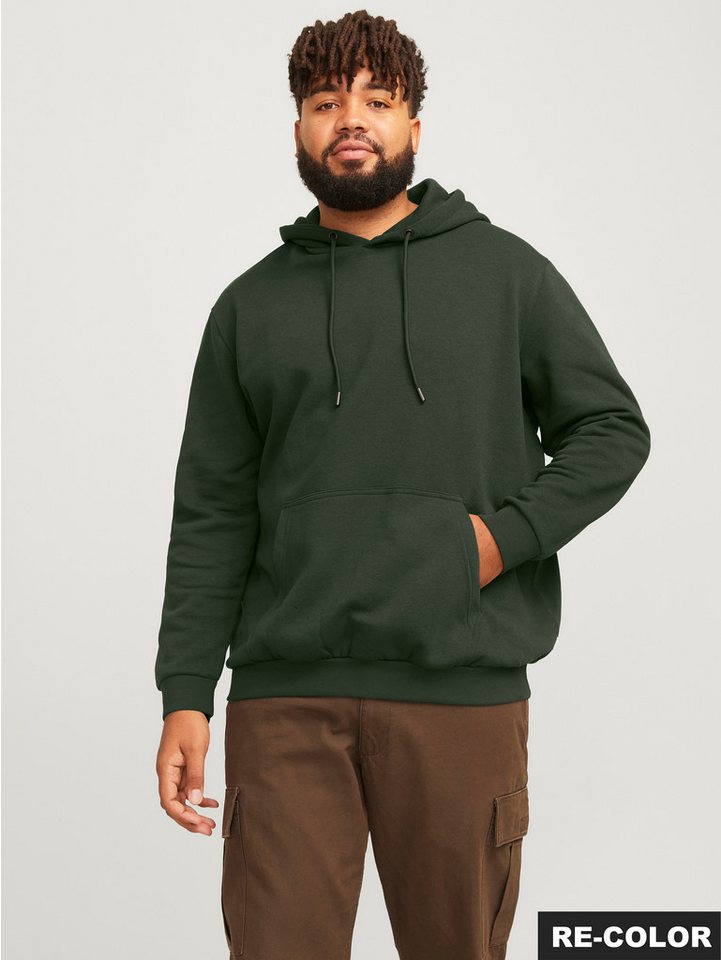Jack & Jones PlusSize Kapuzensweatshirt JJEBRADLEY SWEAT HOOD NOOS PLS mit Rippbündchen von Jack & Jones PlusSize