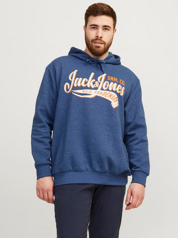 Jack & Jones PlusSize Kapuzensweatshirt JJELOGO SWEAT HOOD 2 COL 23/24 NOOS PLS von Jack & Jones PlusSize