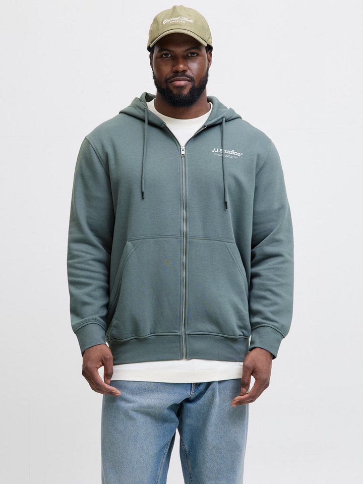 Jack & Jones PlusSize Kapuzensweatshirt JJESOHO SWEAT ZIP HOOD NOOS PLS von Jack & Jones PlusSize