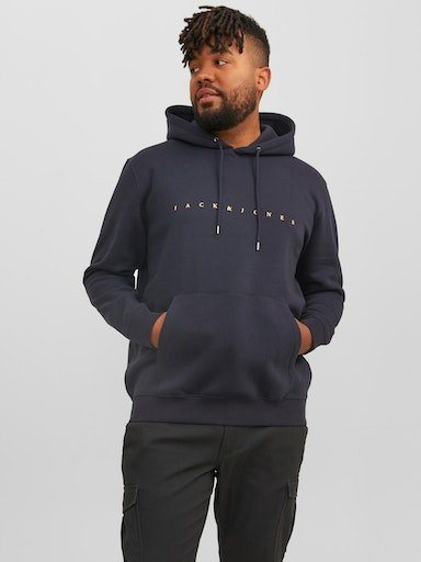 Jack & Jones PlusSize Kapuzensweatshirt JJESTAR JJ SWEAT HOOD NOOS PLS mit Kängurutasche von Jack & Jones PlusSize