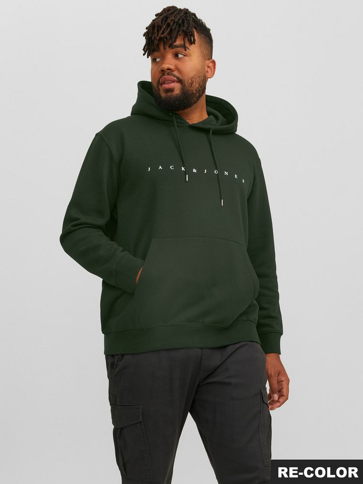 Jack & Jones PlusSize Kapuzensweatshirt JJESTAR JJ SWEAT HOOD NOOS PLS mit Kängurutasche Jack & Jones PlusSize Kapuzensweatshirt JJESTAR JJ SWEAT HOOD NOOS PLS mit Kängurutasche von Jack & Jones PlusSize