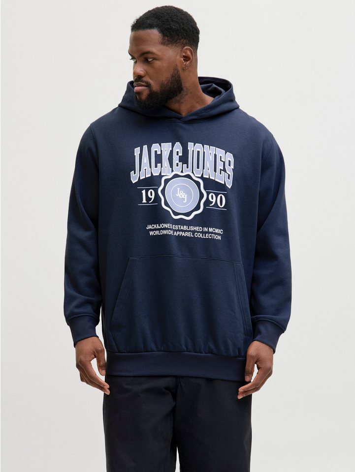 Jack & Jones PlusSize Kapuzensweatshirt JJMAKO SWEAT HOOD PLS von Jack & Jones PlusSize