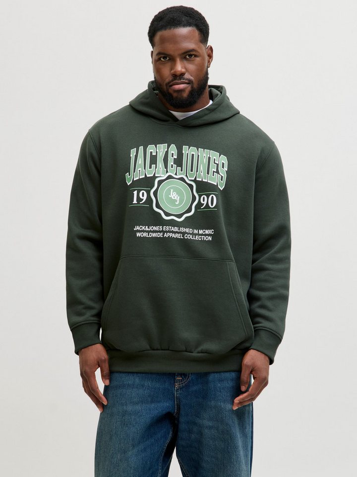 Jack & Jones PlusSize Kapuzensweatshirt JJMAKO SWEAT HOOD PLS von Jack & Jones PlusSize