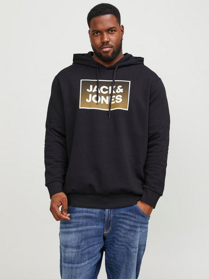 Jack & Jones PlusSize Kapuzensweatshirt JJSTEEL SWEAT HOOD PLS von Jack & Jones PlusSize