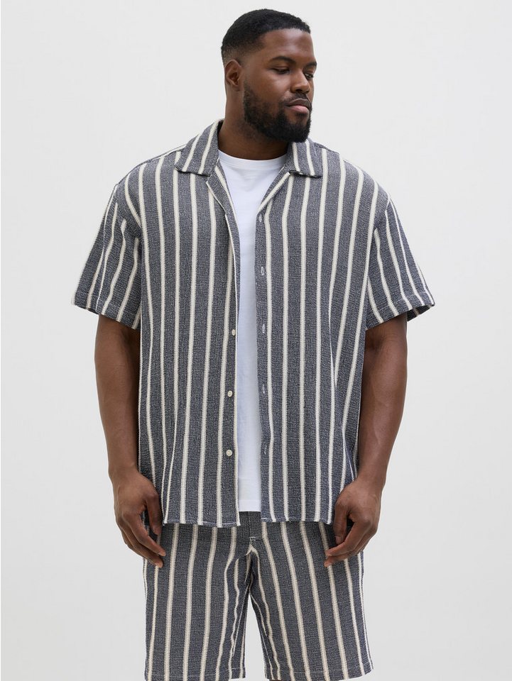 Jack & Jones PlusSize Kurzarmhemd JORCOBA STRIPE RESORT SHIRT SS SN PLS von Jack & Jones PlusSize